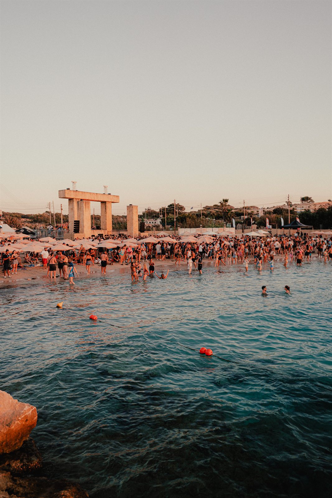 Sunny Beach Crowd Malta
